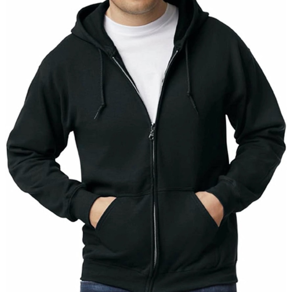 [Sold] Men’s Black Zip-Up Sweatshirt Hoodie